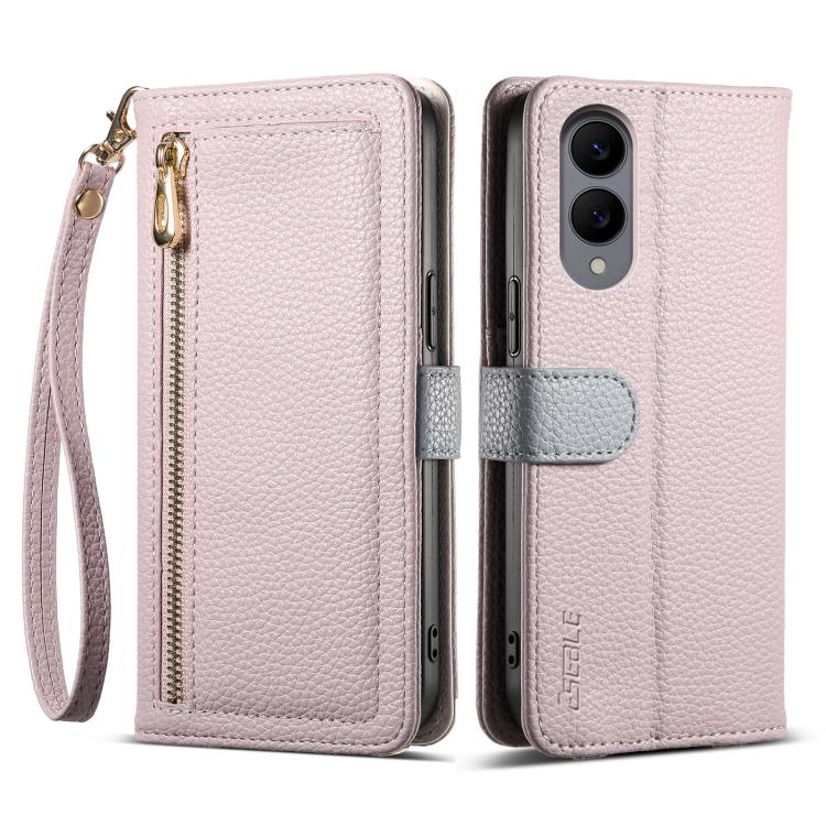 ESEBLE E11 Colorful Litchi Pattern Zipper Wallet Leather Phone Case, For Samsung Galaxy S26+ 5G, For Samsung Galaxy S26 Ultra 5G, For Samsung Galaxy S26 5G, For Samsung Galaxy S25 FE 5G, For Samsung Galaxy S25 Edge 5G, For Samsung Galaxy S25 5G        ...