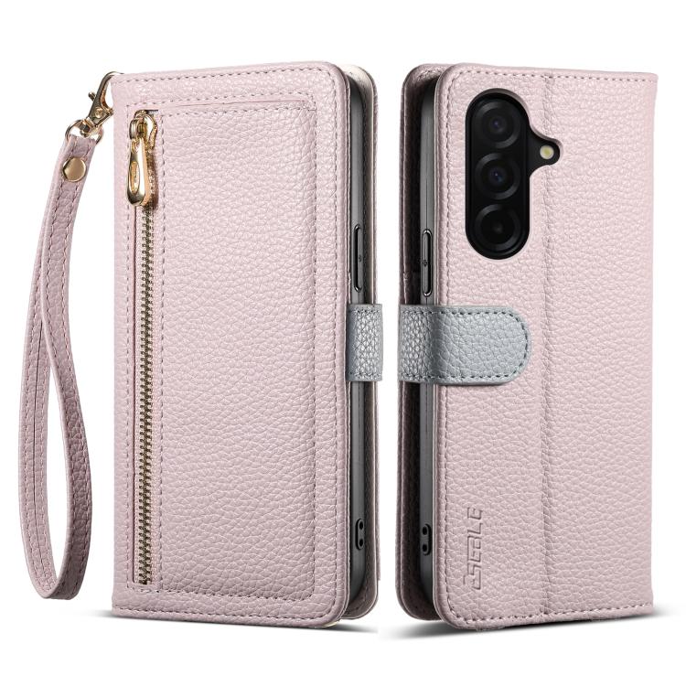 ESEBLE E11 Colorful Litchi Pattern Zipper Wallet Leather Phone Case, For Samsung Galaxy S26+ 5G, For Samsung Galaxy S26 Ultra 5G, For Samsung Galaxy S26 5G, For Samsung Galaxy S25 FE 5G, For Samsung Galaxy S25 Edge 5G, For Samsung Galaxy S25 5G        ...