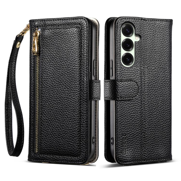 ESEBLE E11 Colorful Litchi Pattern Zipper Wallet Leather Phone Case, For Samsung Galaxy S26+ 5G, For Samsung Galaxy S26 Ultra 5G, For Samsung Galaxy S26 5G, For Samsung Galaxy S25 FE 5G, For Samsung Galaxy S25 Edge 5G, For Samsung Galaxy S25 5G        ...