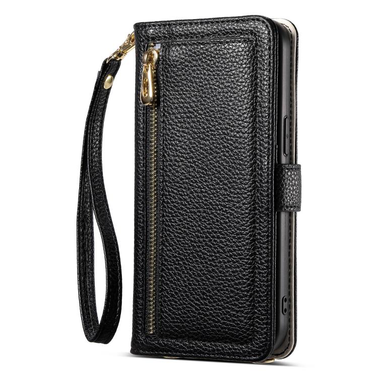 ESEBLE E11 Colorful Litchi Pattern Zipper Wallet Leather Phone Case, For Samsung Galaxy S26+ 5G, For Samsung Galaxy S26 Ultra 5G, For Samsung Galaxy S26 5G, For Samsung Galaxy S25 FE 5G, For Samsung Galaxy S25 Edge 5G, For Samsung Galaxy S25 5G        ...