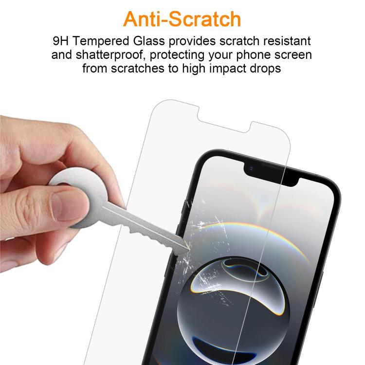 10pcs xDfind 0.26mm 9H 2.5D Middle Aluminum Tempered Glass Film