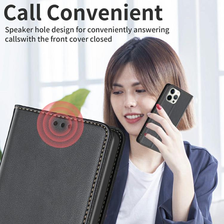 Magnetic Leather Phone Case