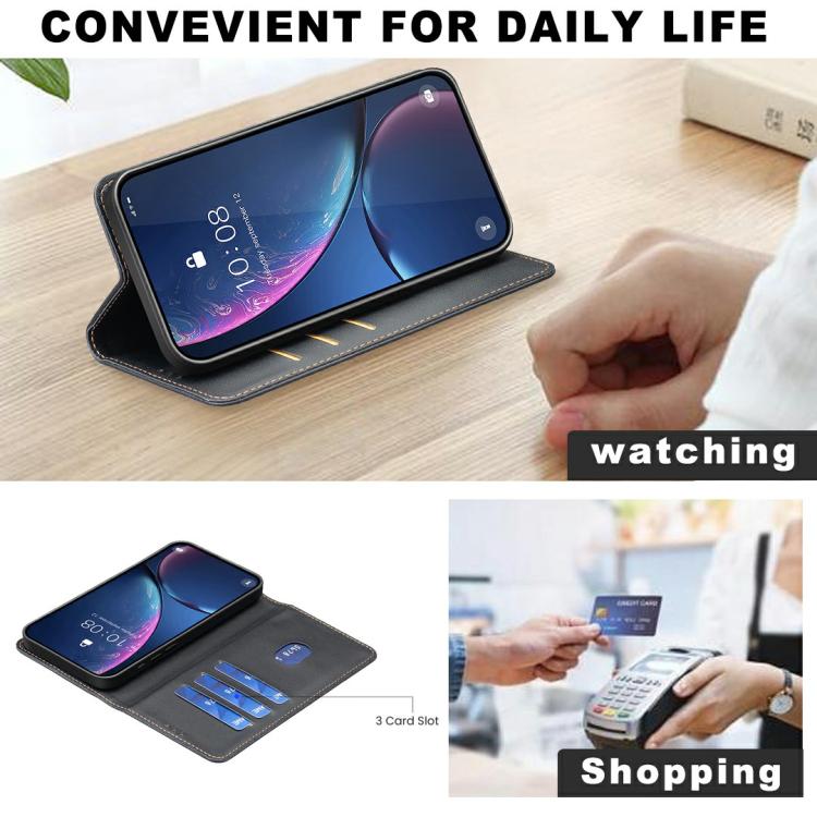 Magnetic Leather Phone Case