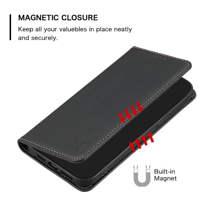 Magnetic Leather Phone Case