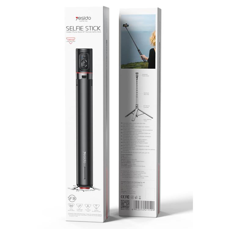 Yesido SF30 Integrated Jumping Stick Bluetooth Remote Control Selfie Stick