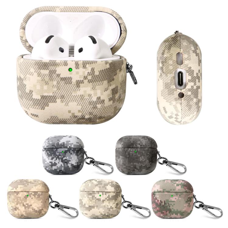 Camouflage Nature Leather Earphone Protective Case