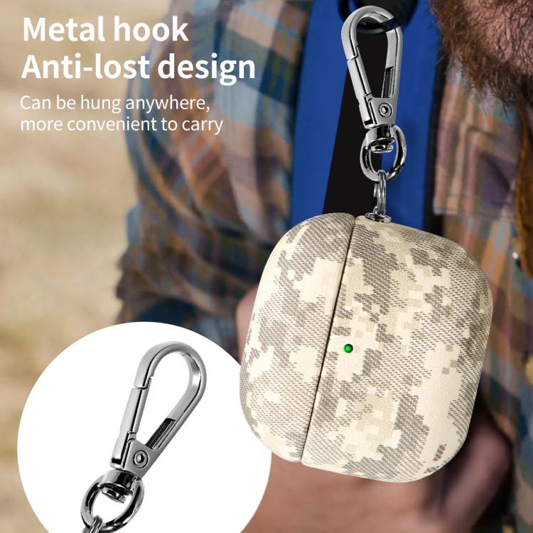 Camouflage Nature Leather Earphone Protective Case