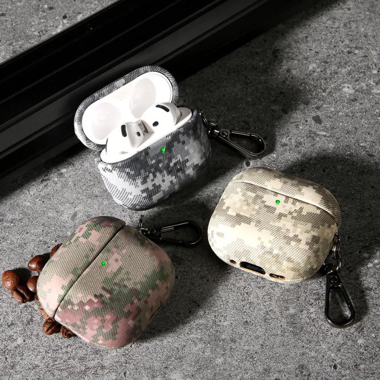 Camouflage Nature Leather Earphone Protective Case