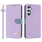 Metal Bow Leather Phone Case with Hand Strap, For Samsung Galaxy S25 Ultra 5G, For Samsung Galaxy S24 FE 5G, For Samsung Galaxy S24 Ultra 5G, For Samsung Galaxy S23 FE 5G, For Samsung Galaxy S23 Ultra 5G, For Samsung Galaxy S23+ 5G                     ...