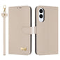 Metal Bow Leather Phone Case with Hand Strap, For Galaxy S26 FE 5G, For Samsung Galaxy S26+ 5G, For Samsung Galaxy S26 Ultra 5G, For Samsung Galaxy S26 5G, For Samsung Galaxy S25 FE 5G, For Samsung Galaxy S25 Edge 5G, For Samsung Galaxy S25 / S24 5G   ...