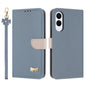 Metal Bow Leather Phone Case with Hand Strap, For Galaxy S26 FE 5G, For Samsung Galaxy S26+ 5G, For Samsung Galaxy S26 Ultra 5G, For Samsung Galaxy S26 5G, For Samsung Galaxy S25 FE 5G, For Samsung Galaxy S25 Edge 5G, For Samsung Galaxy S25 / S24 5G   ...
