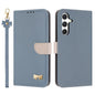Metal Bow Leather Phone Case with Hand Strap, For Samsung Galaxy S25 Ultra 5G, For Samsung Galaxy S24 FE 5G, For Samsung Galaxy S24 Ultra 5G, For Samsung Galaxy S23 FE 5G, For Samsung Galaxy S23 Ultra 5G, For Samsung Galaxy S23+ 5G                     ...