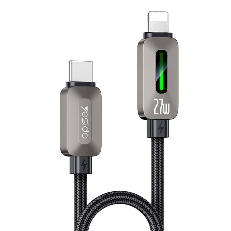 Yesido CA199 27W Type-C to 8 Pin Streamer Light Data Cable, Length: 1.2m