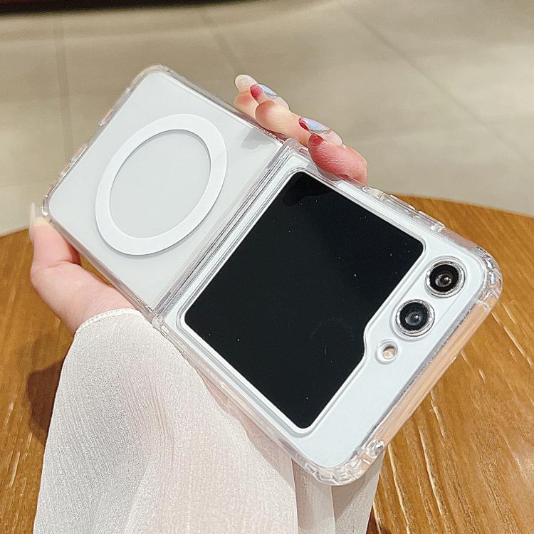 Large Hole Camera MagSafe Magnetic Clear Acrylic TPU Case