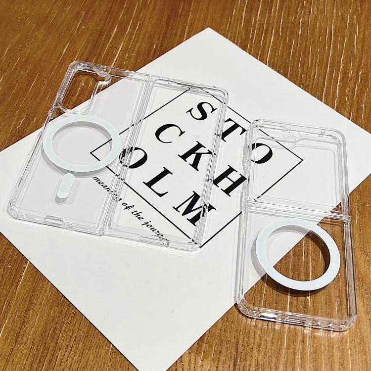 Large Hole Camera MagSafe Magnetic Clear Acrylic TPU Case