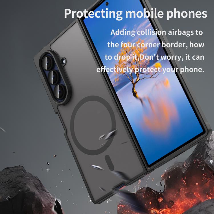 Fan Dun Series TPU Hybrid PC Frosted Magsafe Phone Case