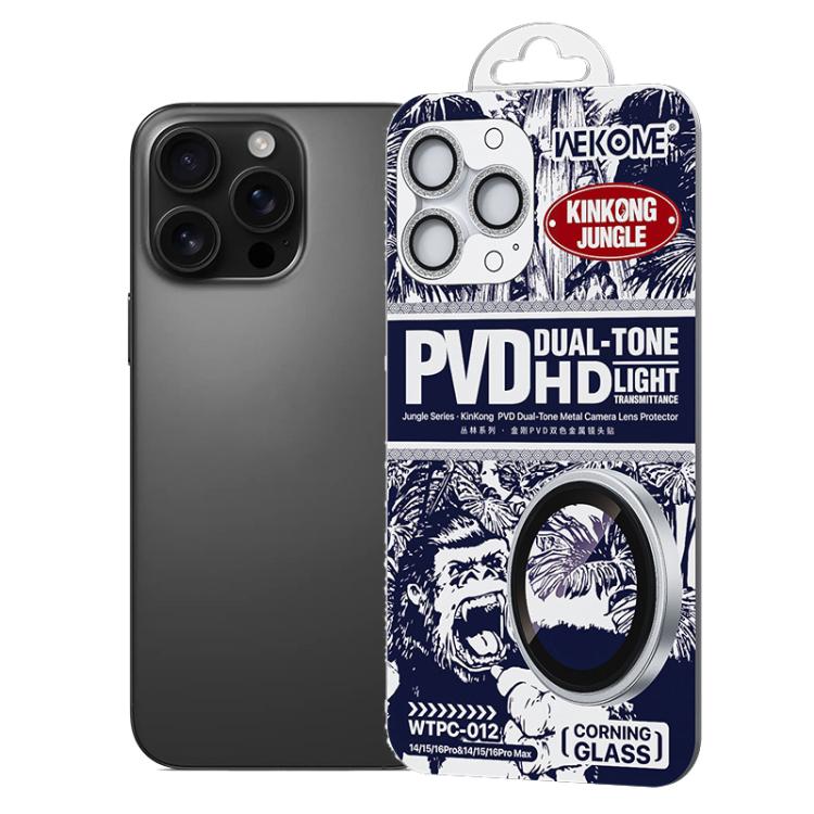 WK WTPC-012 Jungle Series Kinkong Sparkling Diamond Metal Lens Protector Film