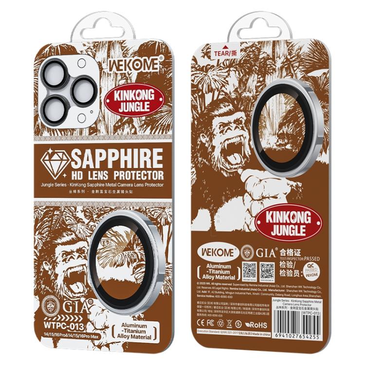 WK WTPC-013 Jungle Series Kinkong Sapphire Metal Camera Lens Protector Film