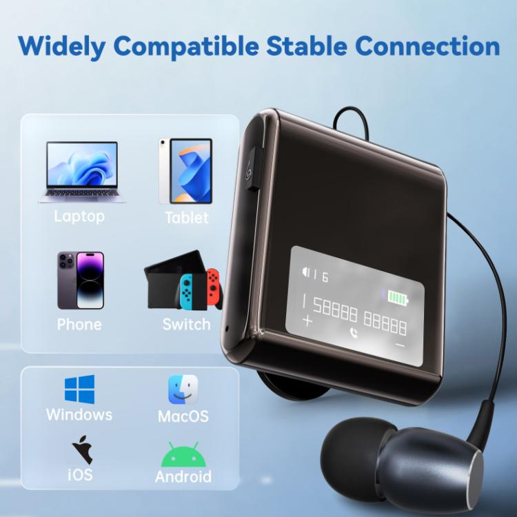 K89 Business Lavalier Single Ear Bluetooth Earphones