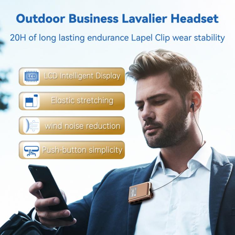 K89 Business Lavalier Single Ear Bluetooth Earphones