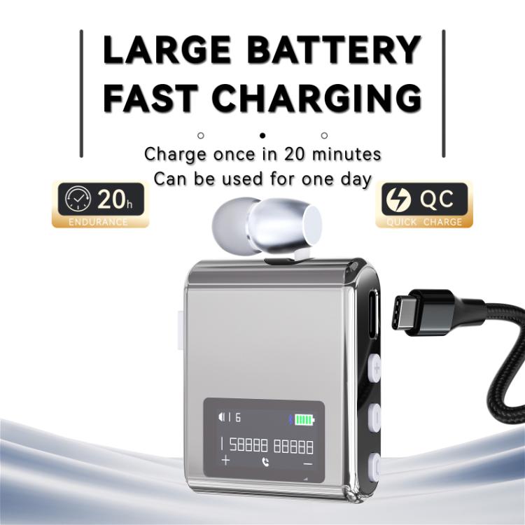 K89 Business Lavalier Single Ear Bluetooth Earphones