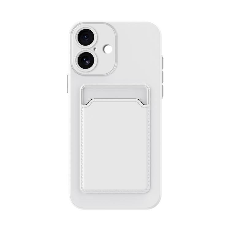 Skin Feel Card Contrast Color Button TPU Phone Case