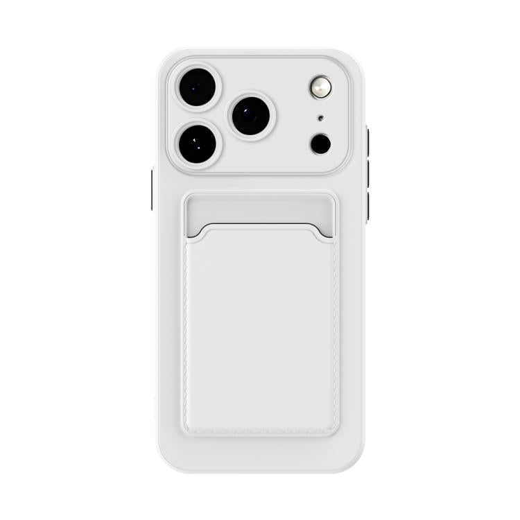 Skin Feel Card Contrast Color Button TPU Phone Case