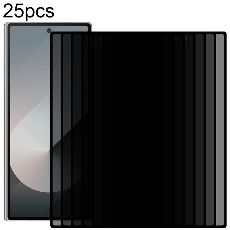 25pcs Silk Full Cover 360-degree Privacy Tempered Glass Film