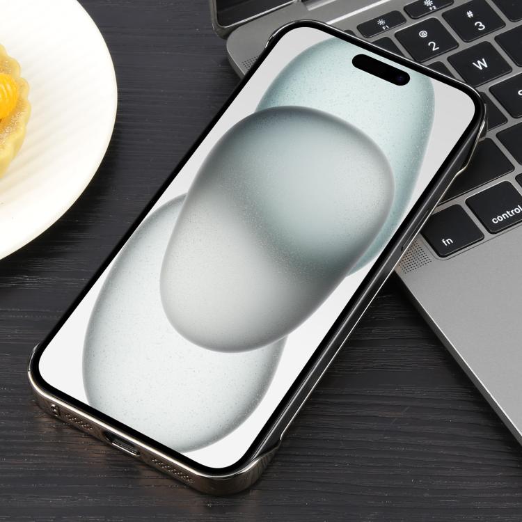 Electroplating Frameless Frosted Anti-Glare PC MagSafe Phone Case