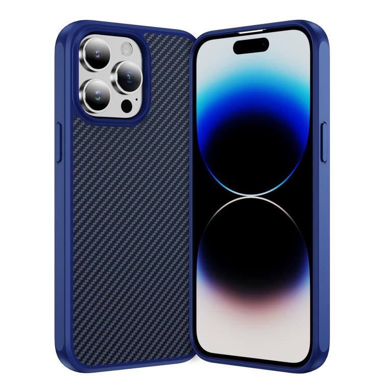 Carbon Fiber Texture Skin-feel Acrylic TPU Phone Case