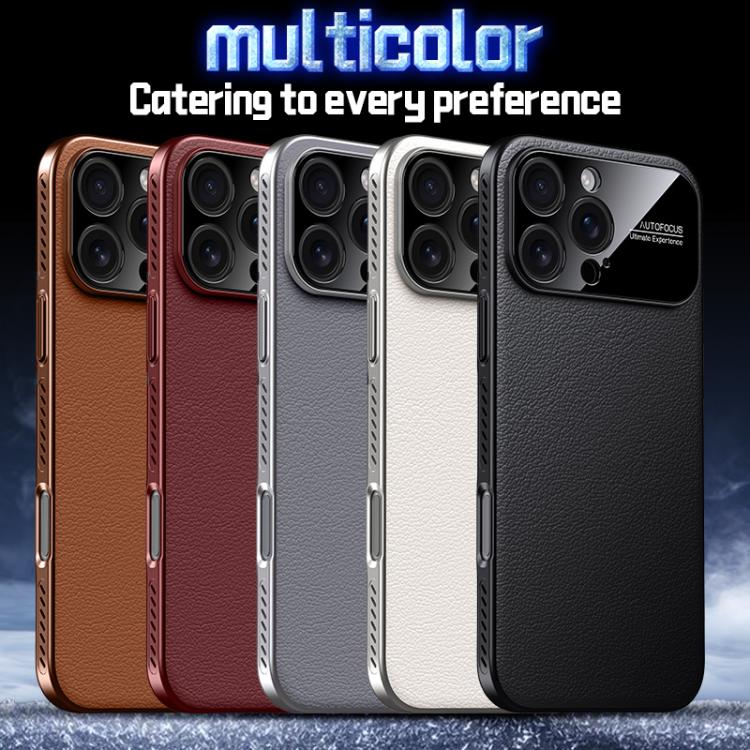 Soft Armor Cooling Plain Leather Hybrid PC Phone Case