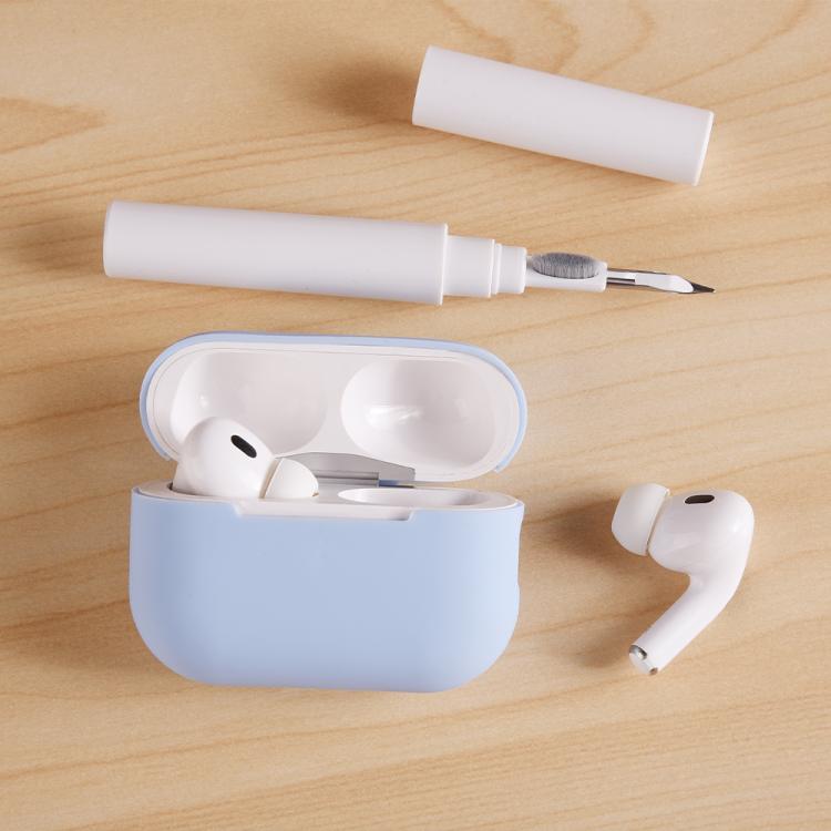 Silicone Earphone Protective Case with Cleaning Pen