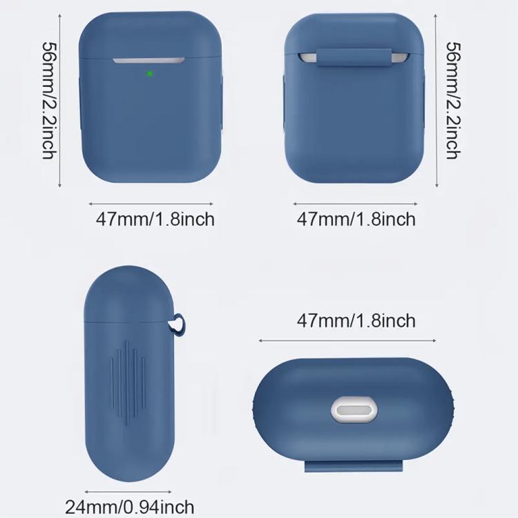 Silicone Buckleless Earphone Protective Case with Cleaning Pen