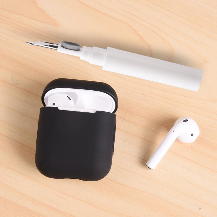 Silicone Buckleless Earphone Protective Case with Cleaning Pen