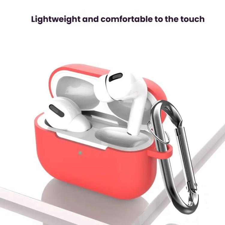 Silicone Earphone Protective Cover with Cleaning Pen + Hanging Buckle