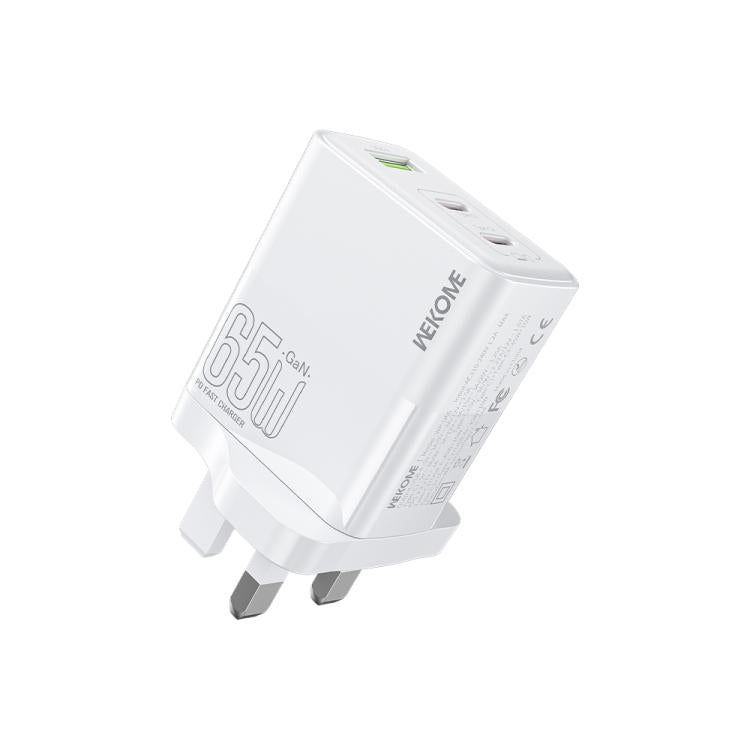 WK WP-U66 Kinkong 65W Dual USB-C / Type-C + USB GaN Fast Charger