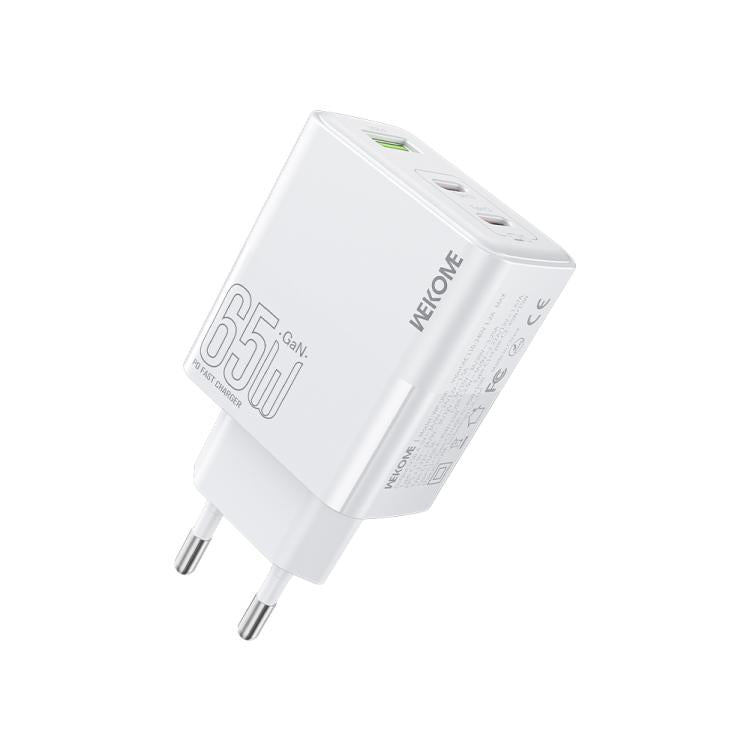 WK WP-U66 Kinkong 65W Dual USB-C / Type-C + USB GaN Fast Charger