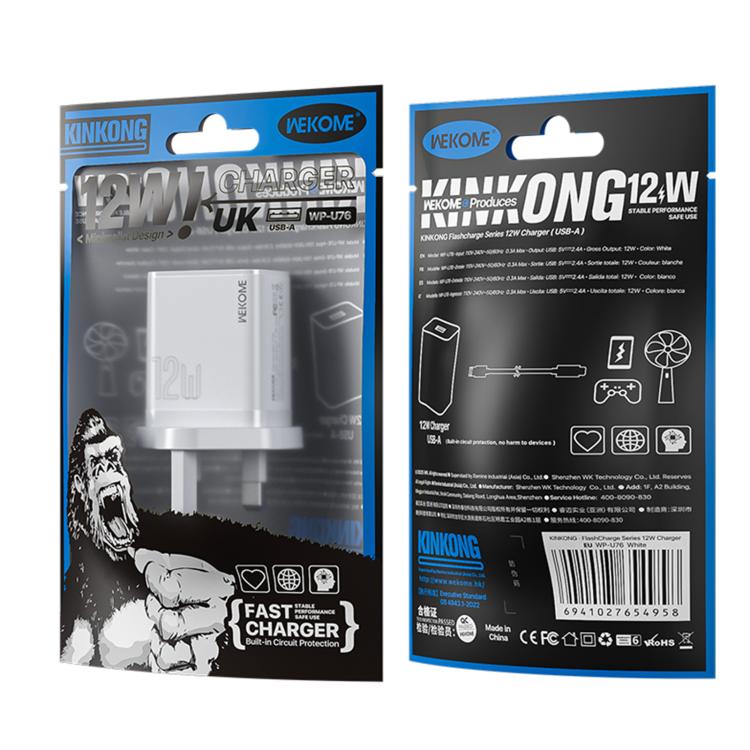 WK WP-U76 Kinkong 12W USB Charger