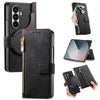 Retro MagSafe Magnetic Zipper Wallet Leather Phone Case, For Samsung Galax Z Fold7 5G
