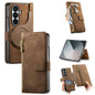 Retro MagSafe Magnetic Zipper Wallet Leather Phone Case, For Samsung Galax Z Fold7 5G