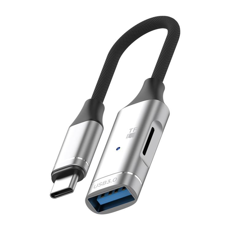 Multi-function OTG Card Reader Adapter Cable, Length: 15cm