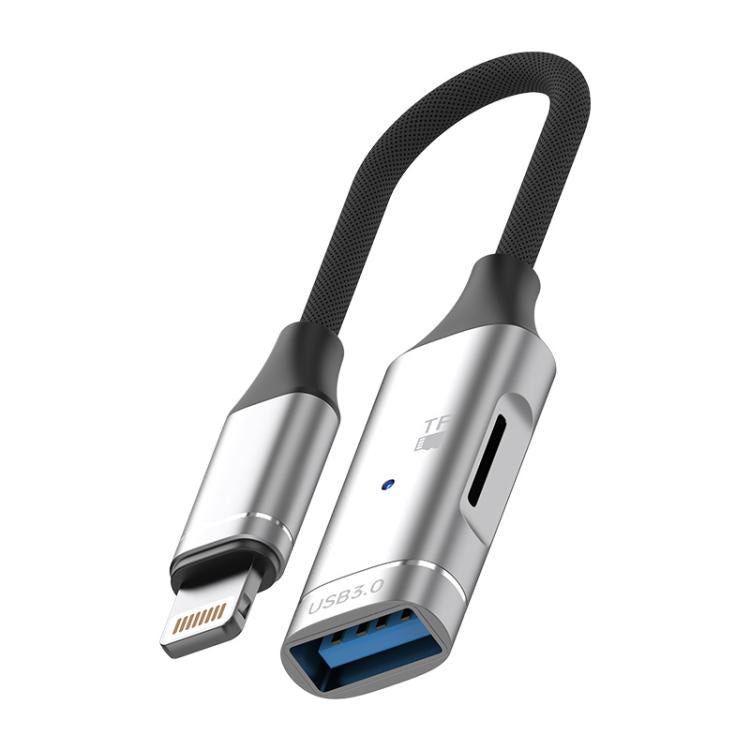 Multi-function OTG Card Reader Adapter Cable, Length: 15cm