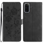 Rose Flower Embossing Pattern Leather Phone Case, For Samsung Galaxy S20 FE 5G, For Samsung Galaxy S20 Ultra 5G, For Samsung Galaxy S20 5G