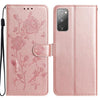 Rose Flower Embossing Pattern Leather Phone Case, For Samsung Galaxy S20 FE 5G, For Samsung Galaxy S20 Ultra 5G, For Samsung Galaxy S20 5G