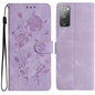 Rose Flower Embossing Pattern Leather Phone Case, For Samsung Galaxy S20 FE 5G, For Samsung Galaxy S20 Ultra 5G, For Samsung Galaxy S20 5G