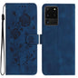Rose Flower Embossing Pattern Leather Phone Case, For Samsung Galaxy S20 FE 5G, For Samsung Galaxy S20 Ultra 5G, For Samsung Galaxy S20 5G