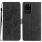 Rose Flower Embossing Pattern Leather Phone Case, For Samsung Galaxy S20 FE 5G, For Samsung Galaxy S20 Ultra 5G, For Samsung Galaxy S20 5G