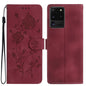 Rose Flower Embossing Pattern Leather Phone Case, For Samsung Galaxy S20 FE 5G, For Samsung Galaxy S20 Ultra 5G, For Samsung Galaxy S20 5G