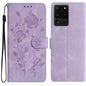 Rose Flower Embossing Pattern Leather Phone Case, For Samsung Galaxy S20 FE 5G, For Samsung Galaxy S20 Ultra 5G, For Samsung Galaxy S20 5G