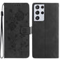 Rose Flower Embossing Pattern Leather Phone Case, For Samsung Galaxy S22+ 5G, For Samsung Galaxy S22 5G, For Samsung Galaxy S21 5G, For Samsung Galaxy S21+ 5G, For Samsung Galaxy S21 Ultra 5G